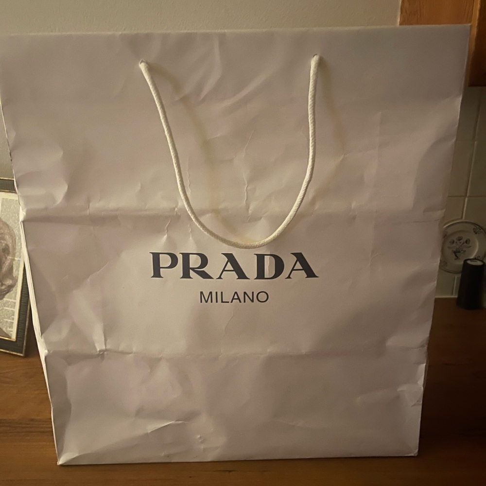 Big Prada Store Shopping Bag